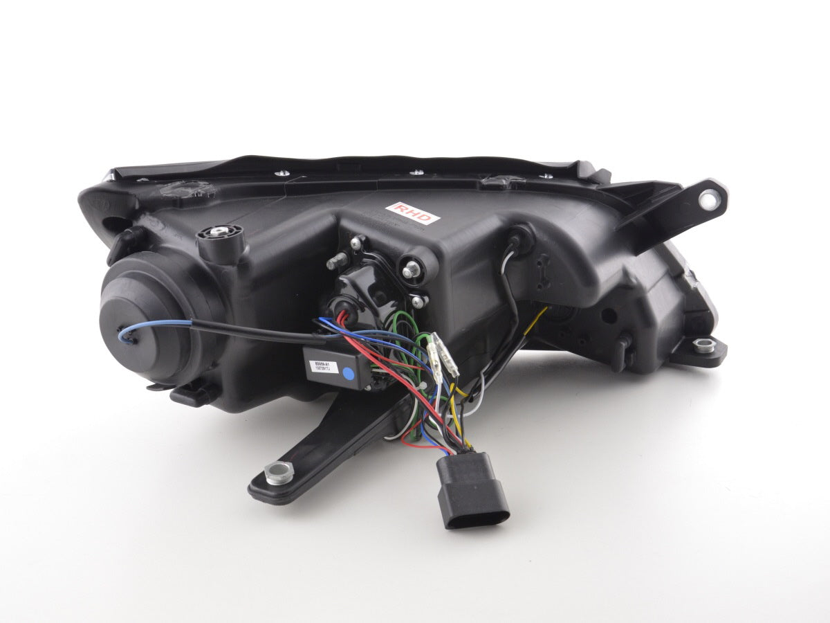 Scheinwerfer Set Daylight LED TFL-Optik VW Tiguan 07-11 schwarz für Rechtslenker Scheinwerfer Set Daylight LED TFL-Optik VW Tiguan 07-11 schwarz für Rechtslenker